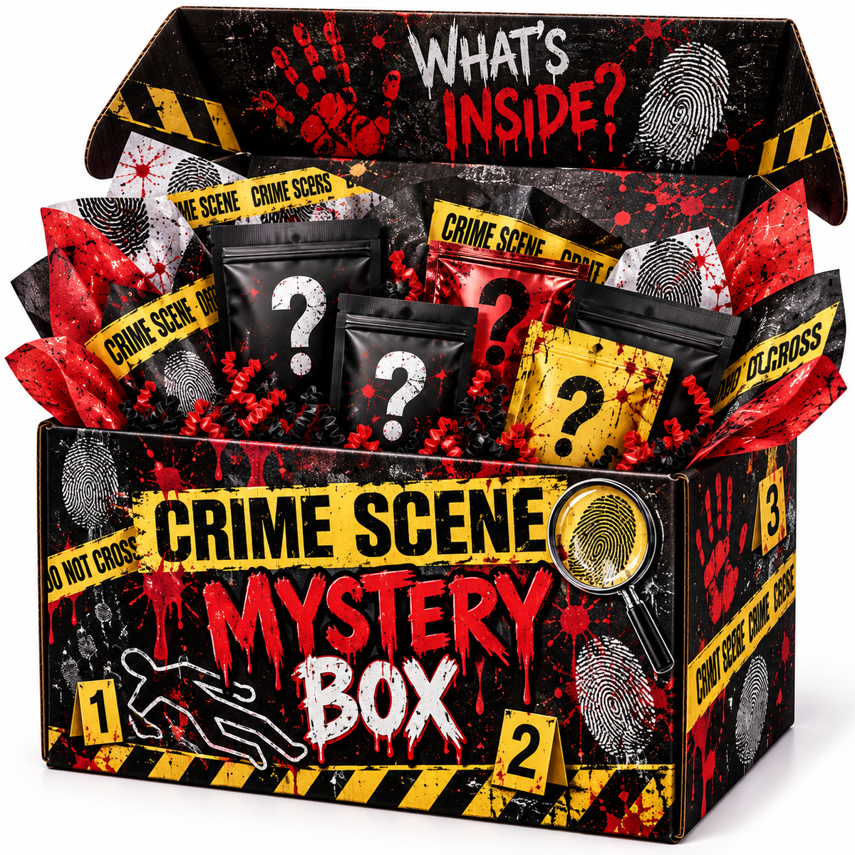 Crime scene mystery box