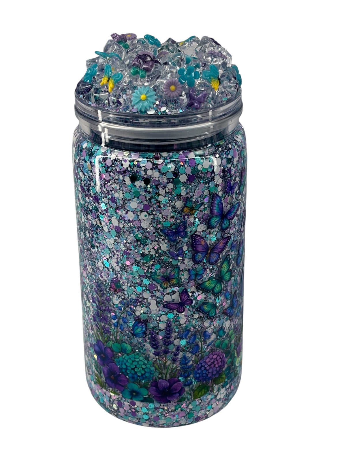 Fly high little butterfly, snow globe kit