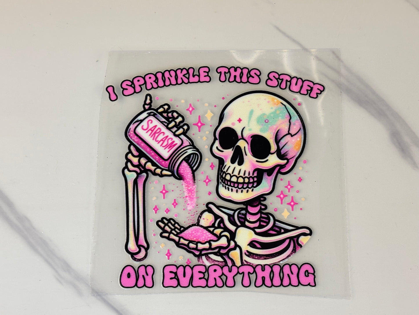Sarcasm- I sprinkled this stuff on everything decal