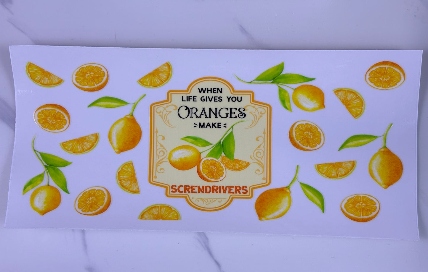 When life gives you oranges