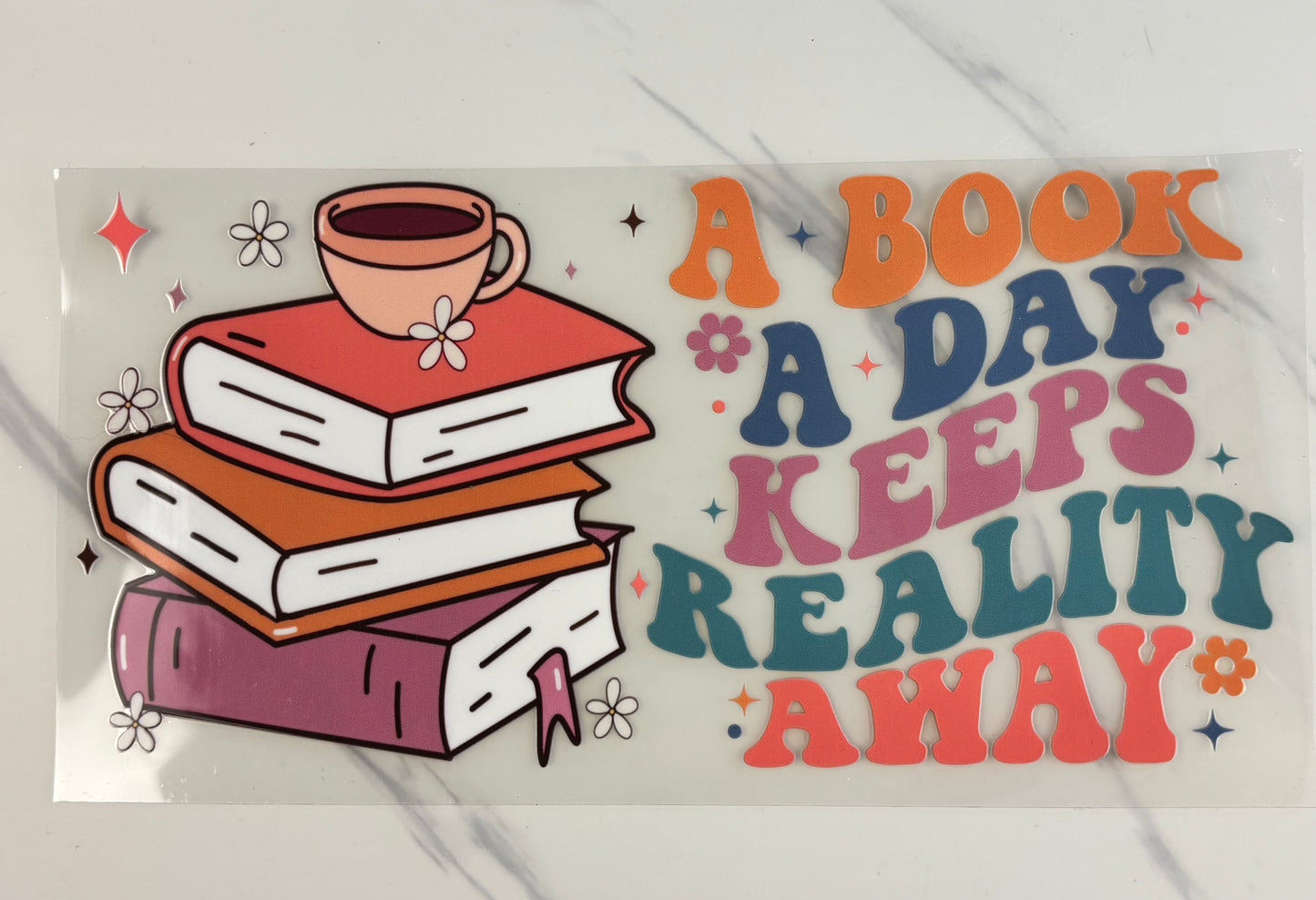 Book a day keeps reality away