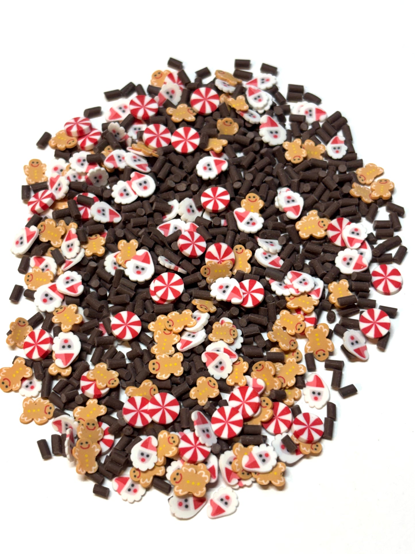 Santa’s cookie jar clay slice mix