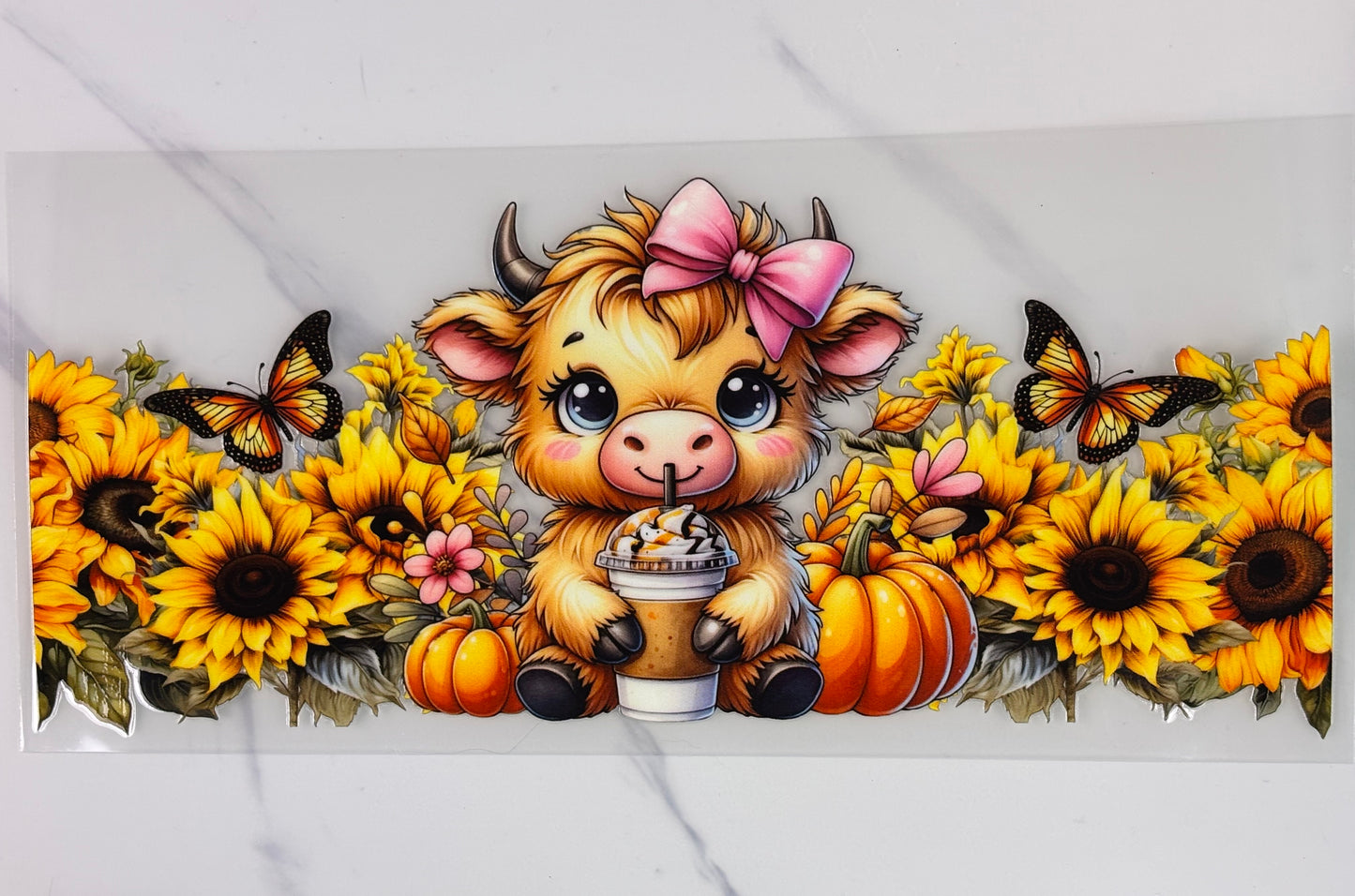 Pumpkin spice cow