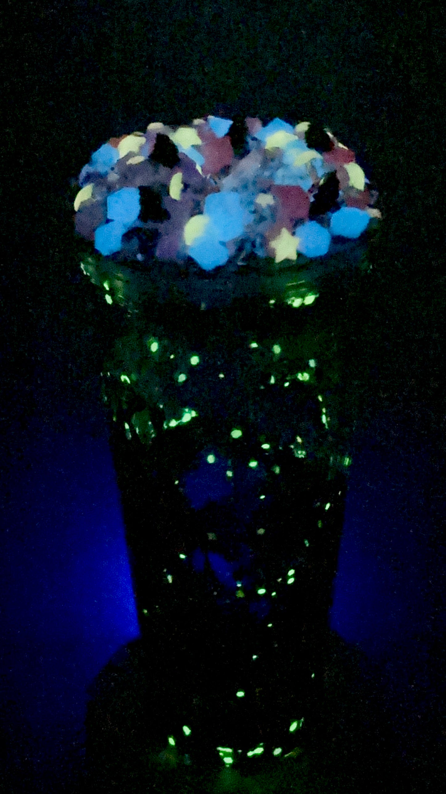 Spooky summer glowing lava drip 24oz snow globe