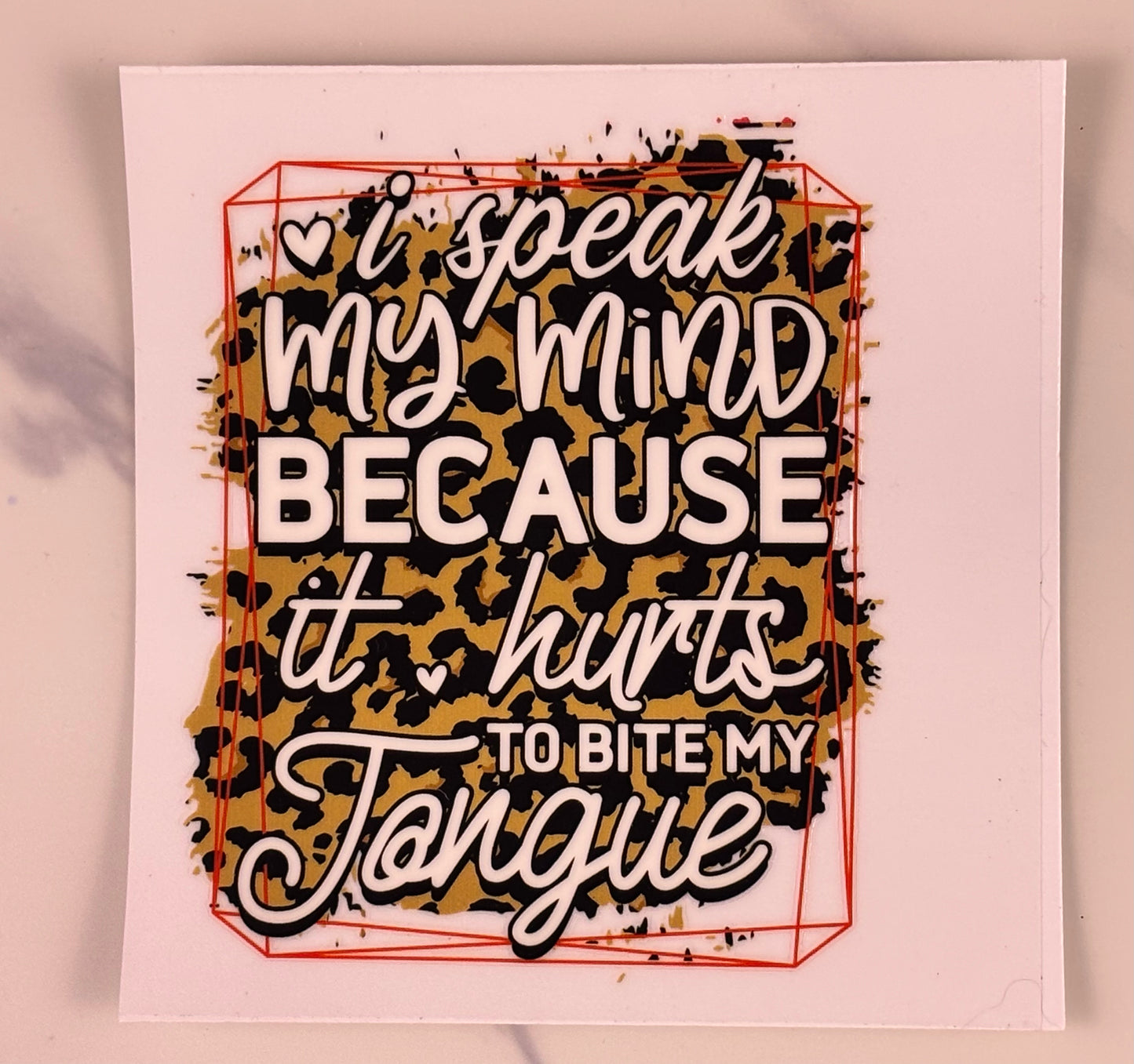 Speak my mind