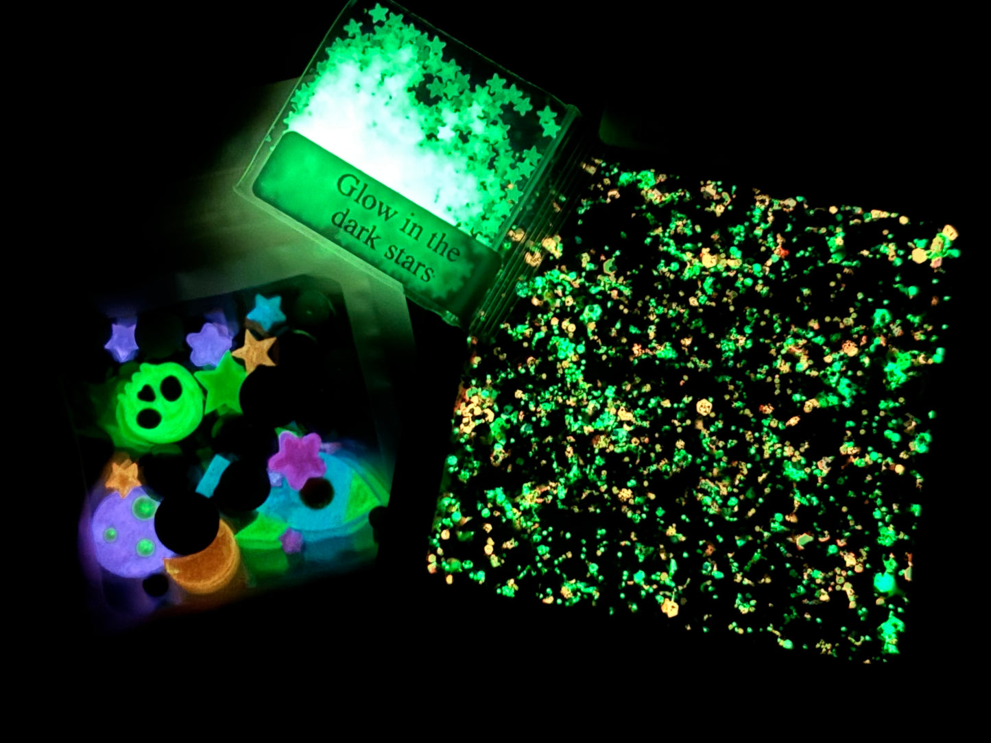 Stay weird, glowing snow globe kit