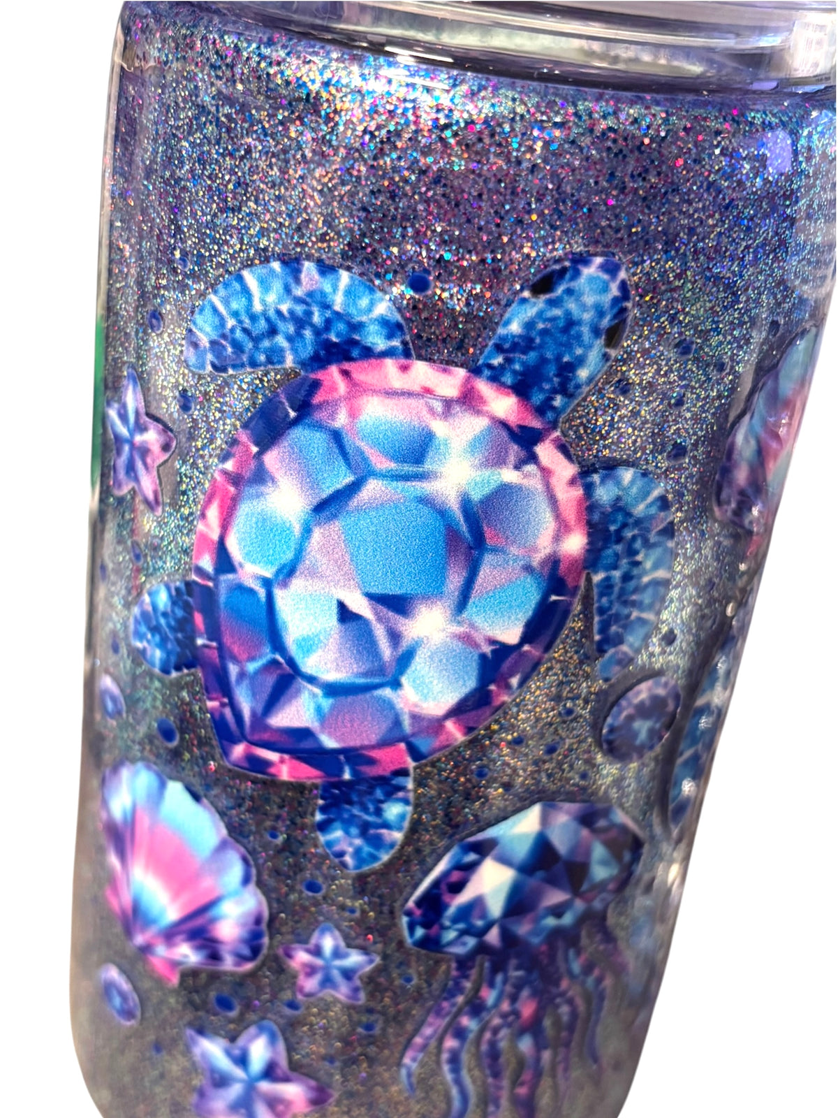 Ocean jewel snow globe cup