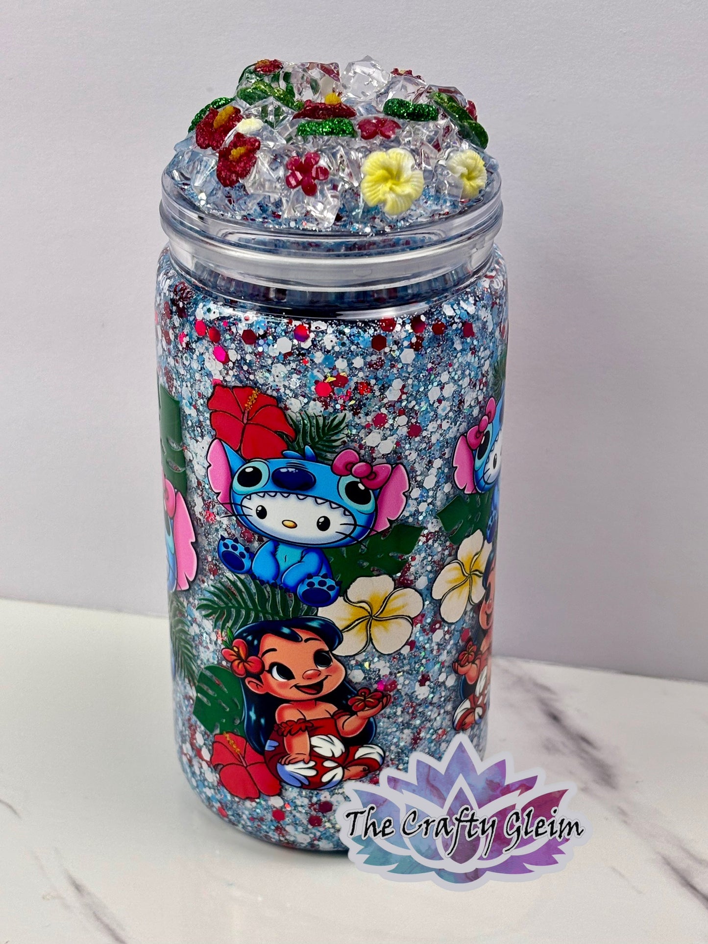 Hawaiian cuteness Snowglobe cup