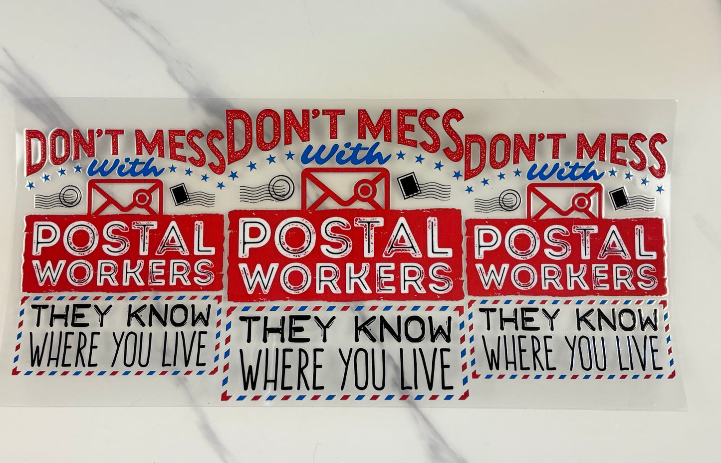 Don’t mess with a postal worker