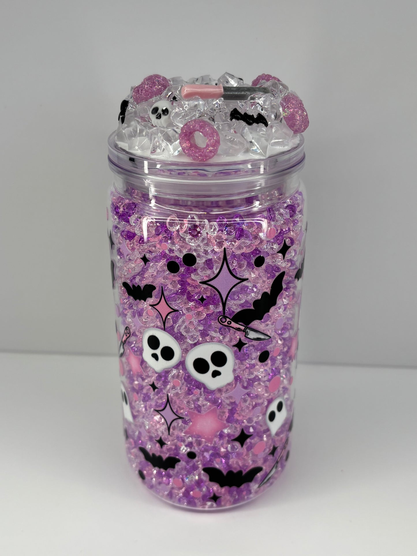 Cereal killer snow globe cup
