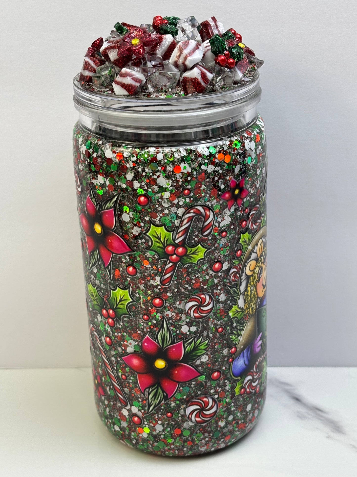 Christmas Carol snow globe cup