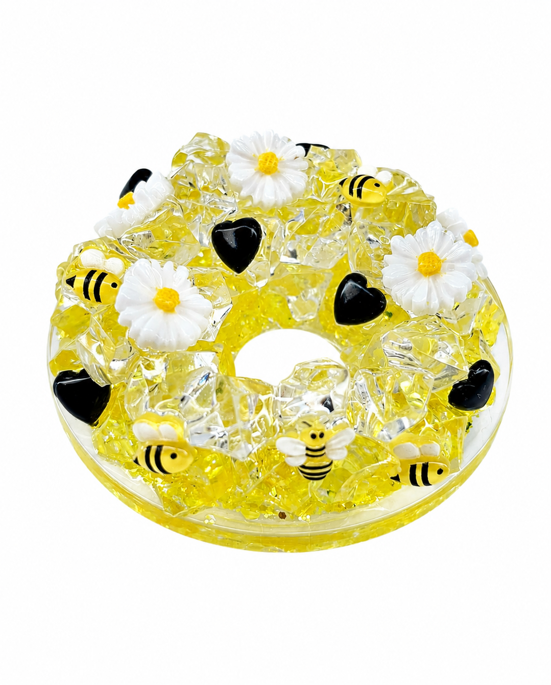 Cute little bee lava snow globe cup