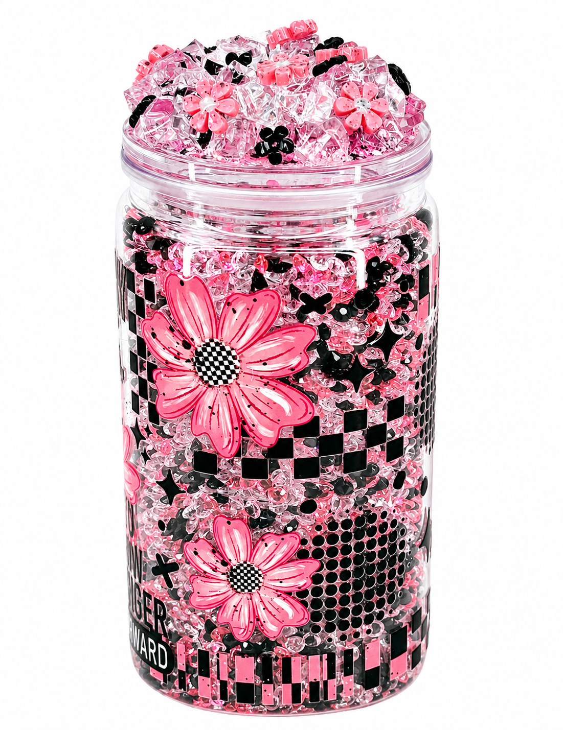 With every setback crystal snow globe cup