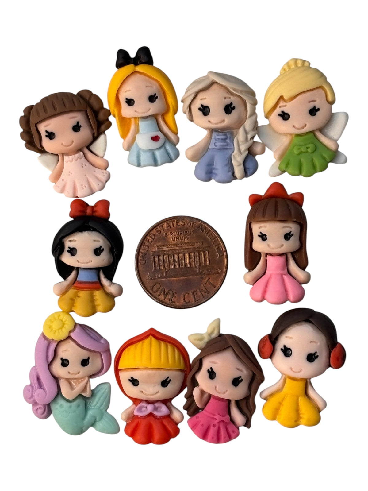 Princess, resin charms