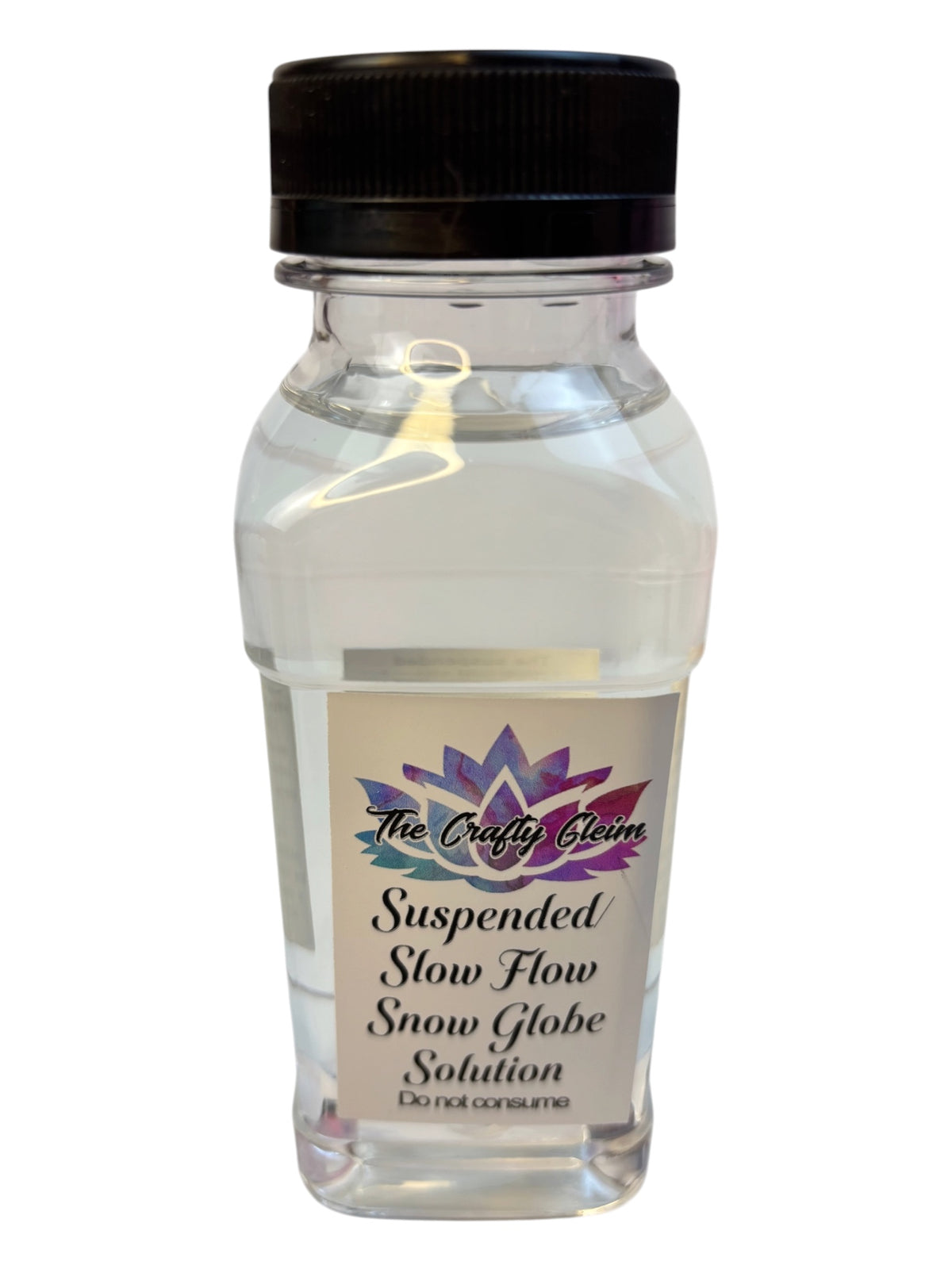 Clear slow/suspended solution