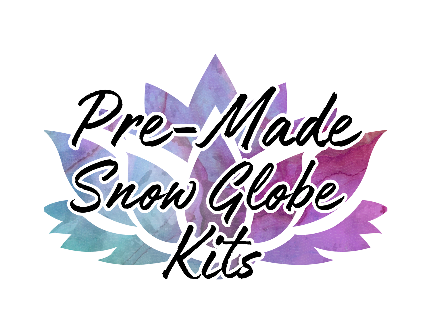 Pre-made snow globe kits