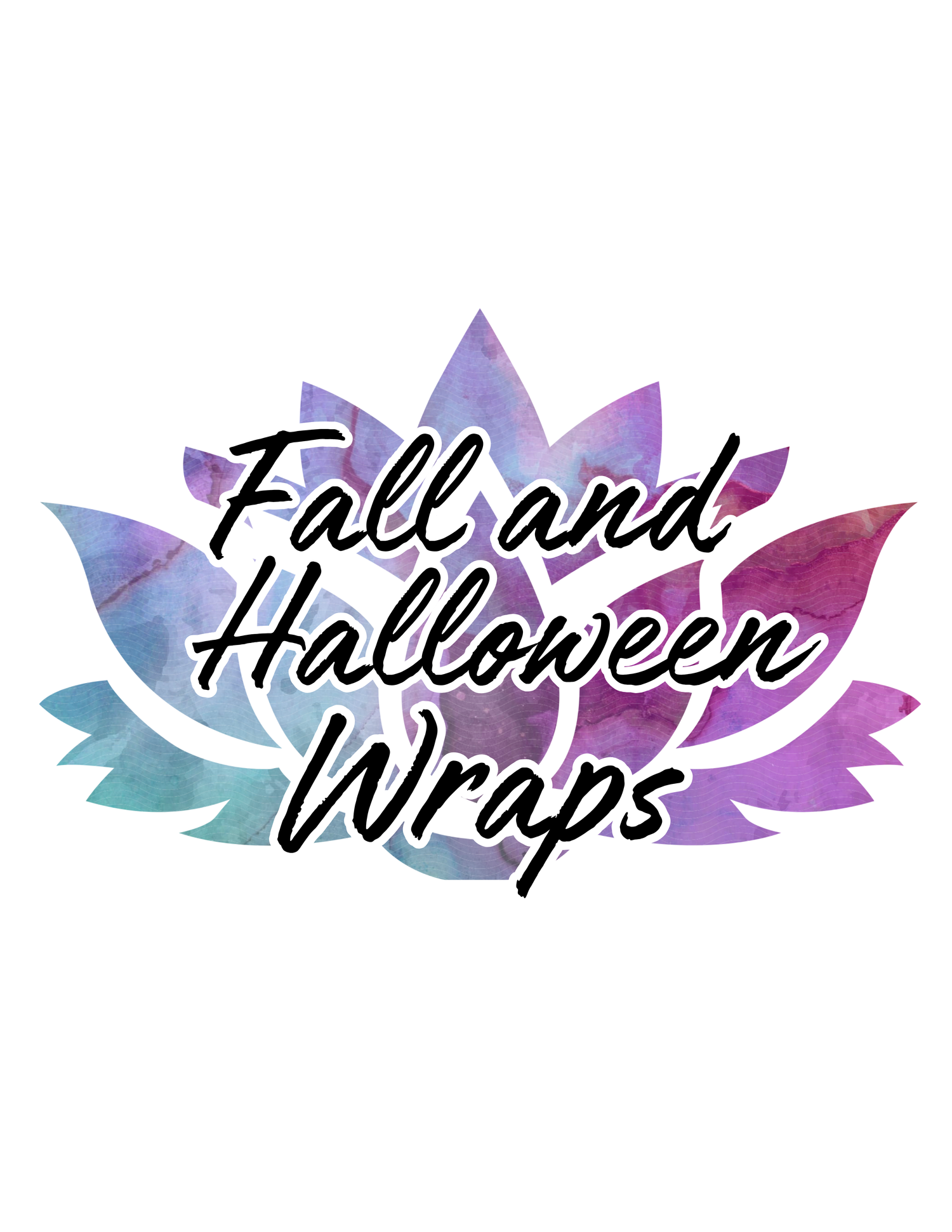 Fall and Halloween wraps