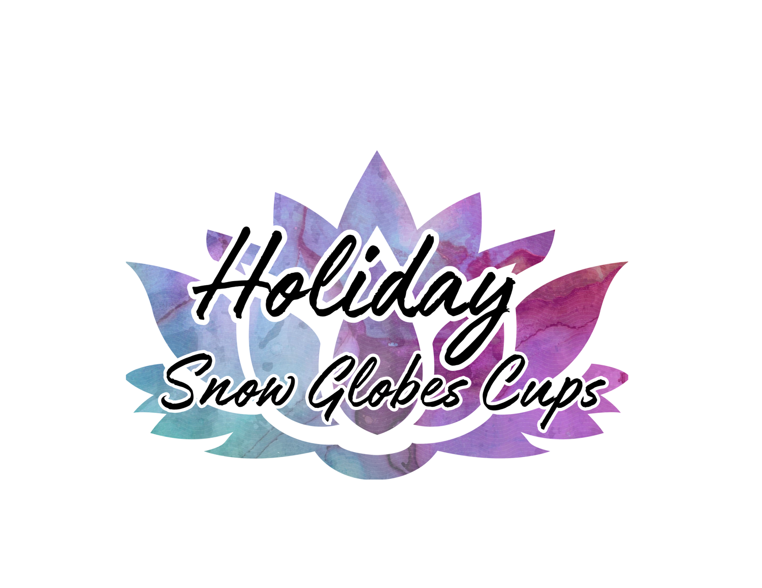 Holiday Snow Globe Cups
