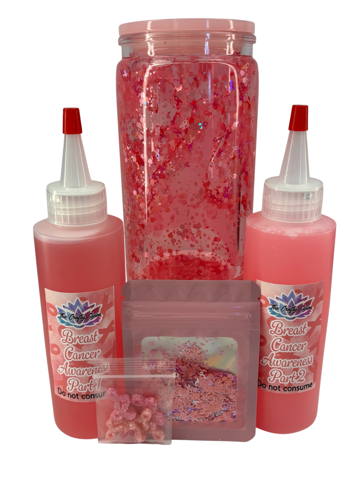 Breast cancer awareness, dual lava set