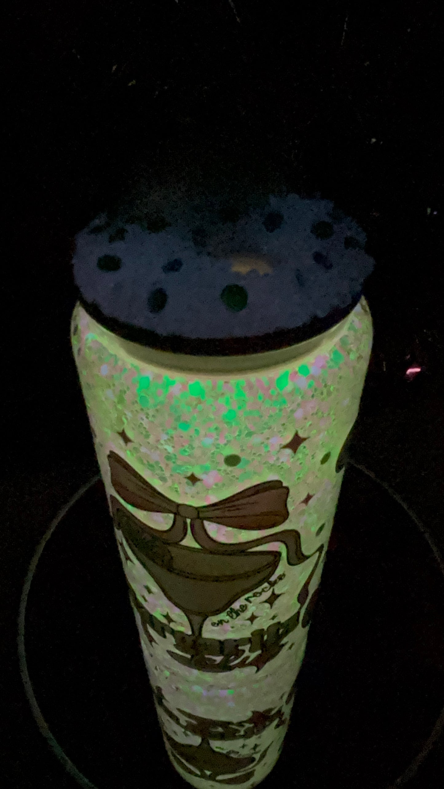 Glowing margarita glass mug