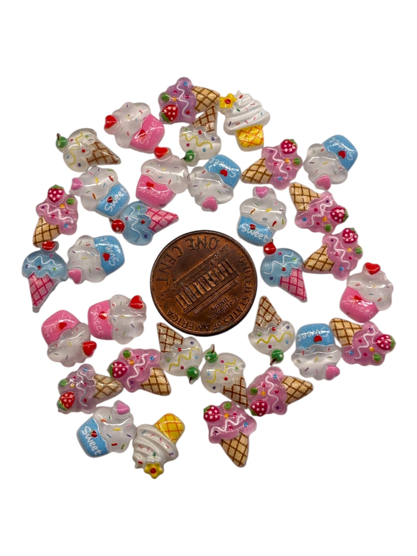 Sweet treat resin charms