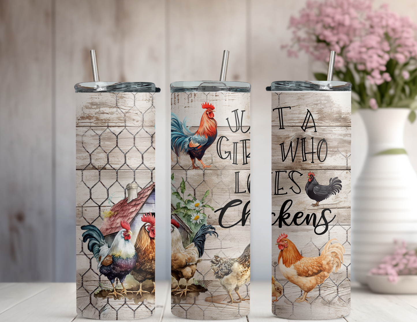 Just a girl who loves chickens