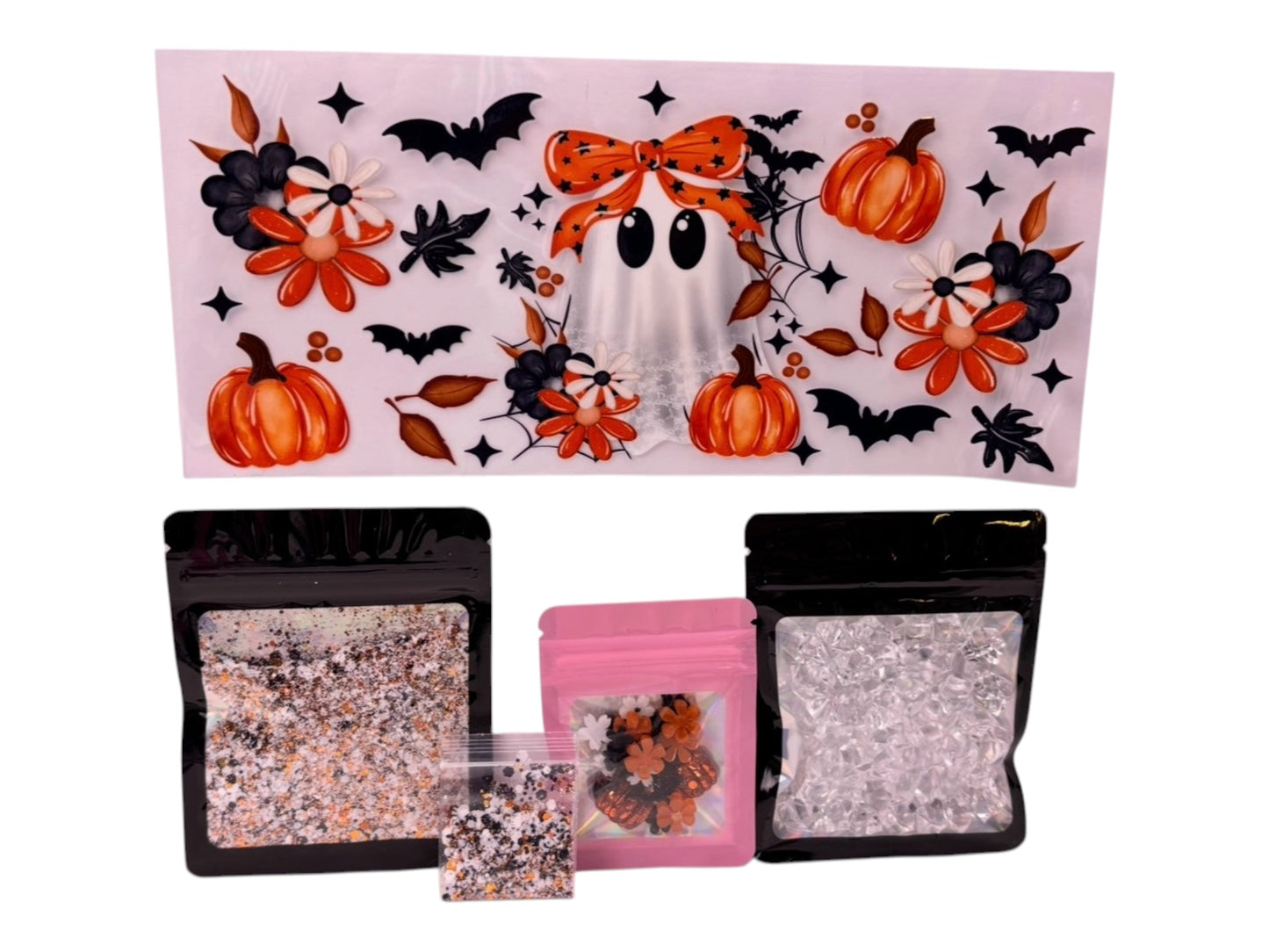 Spooky fall snow globe kit