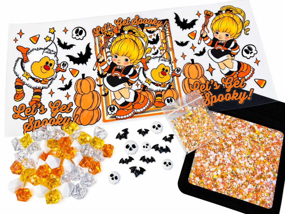 Let’s Get Spooky glowing snow globe kit