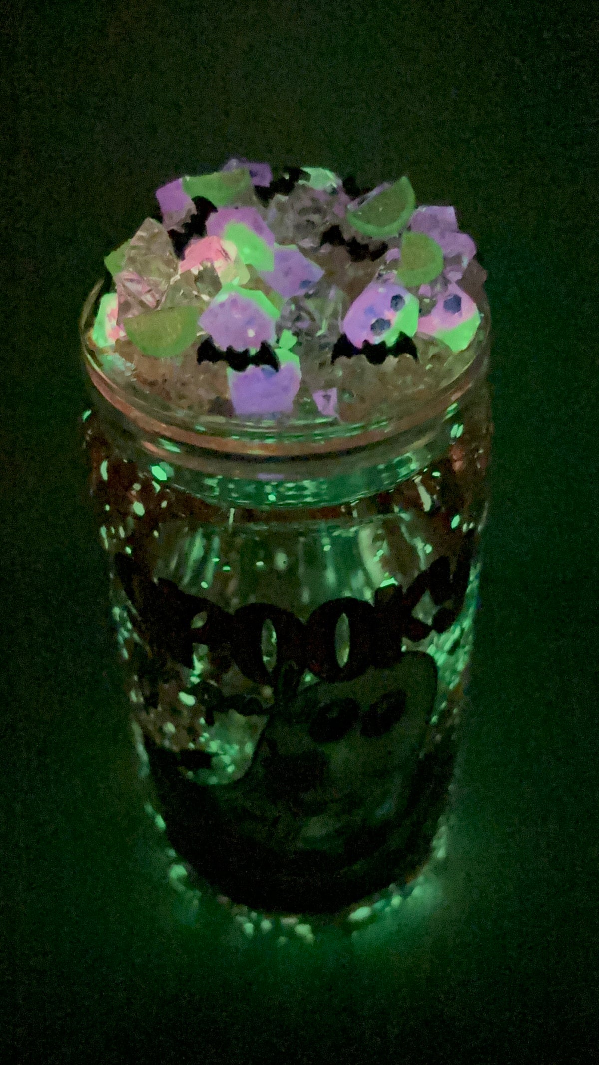 Spooky summer dual lava snow globe
