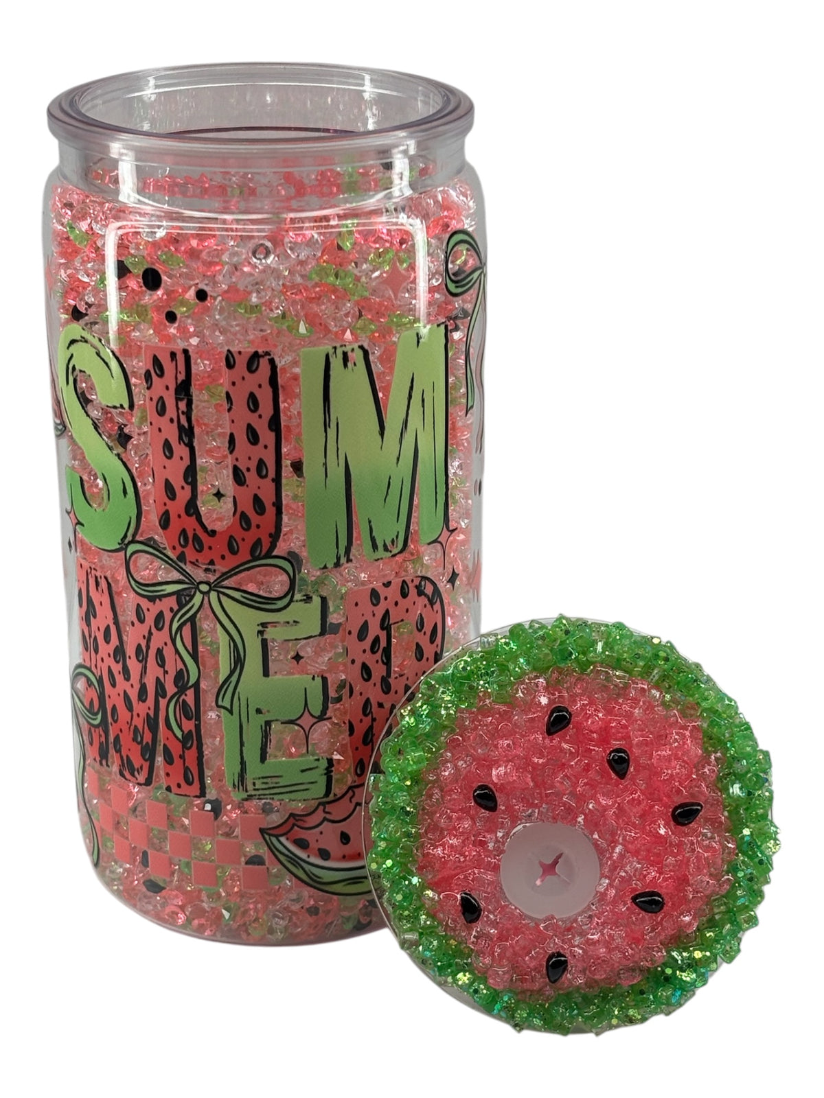 Crystal watermelon dry snow globe kit