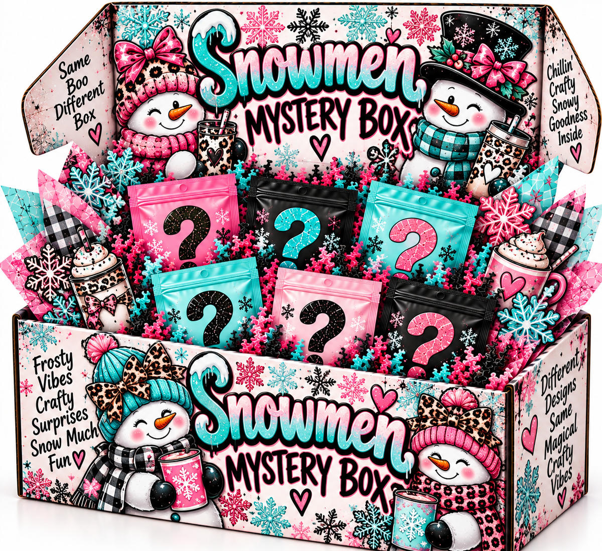 Snowman mystery box