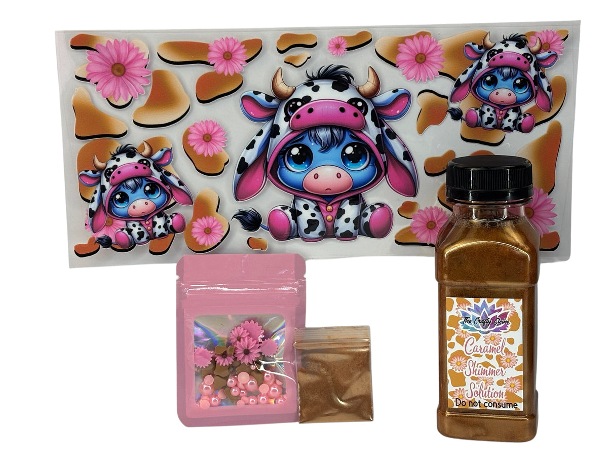 Caramel Shimmer snow globe kit