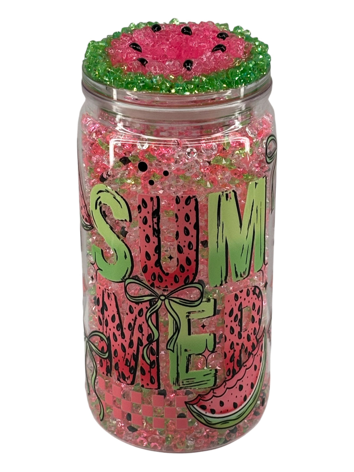 Crystal watermelon dry snow globe kit