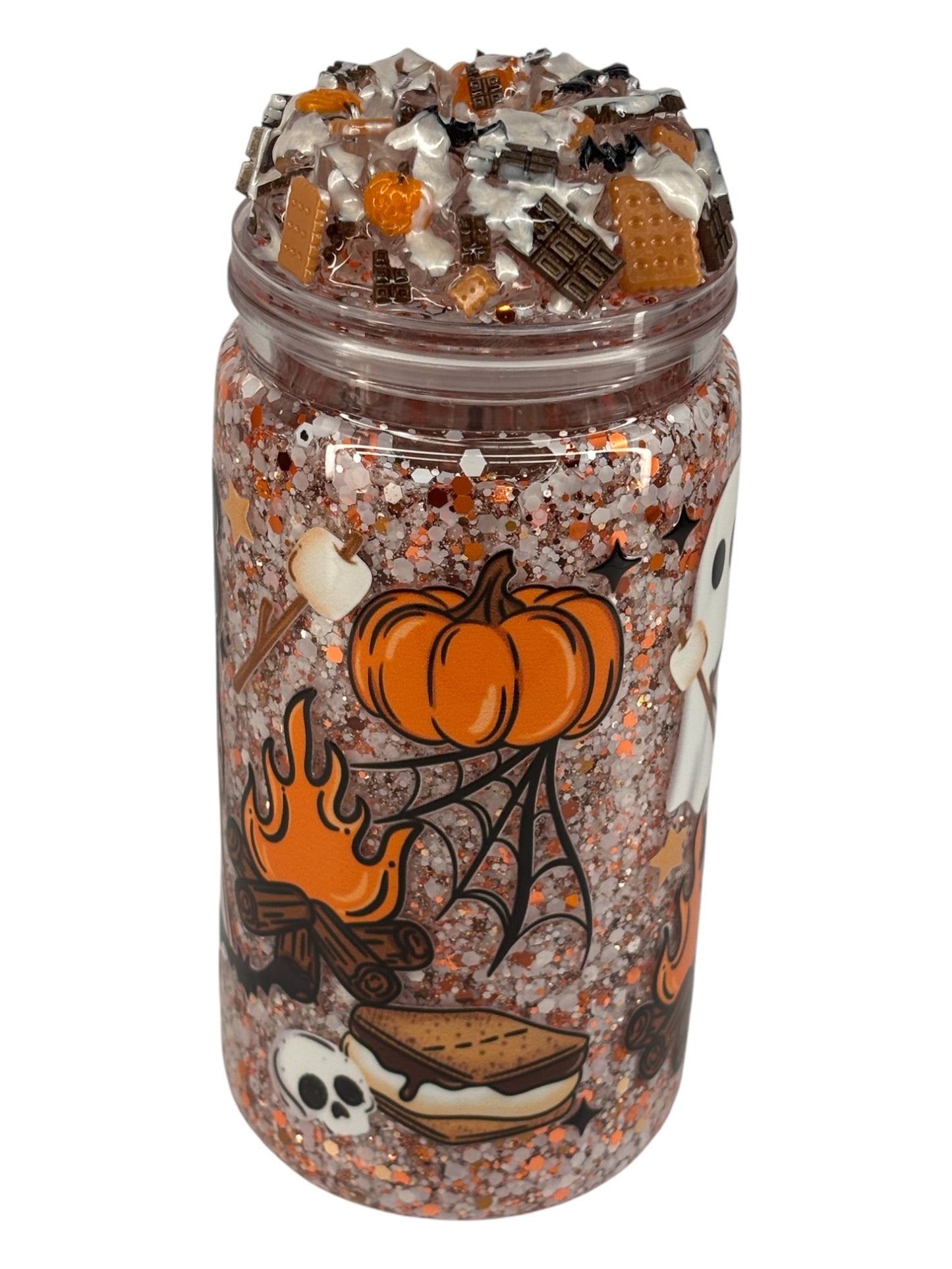 Campfire s’mores and spooky stories snow globe kit