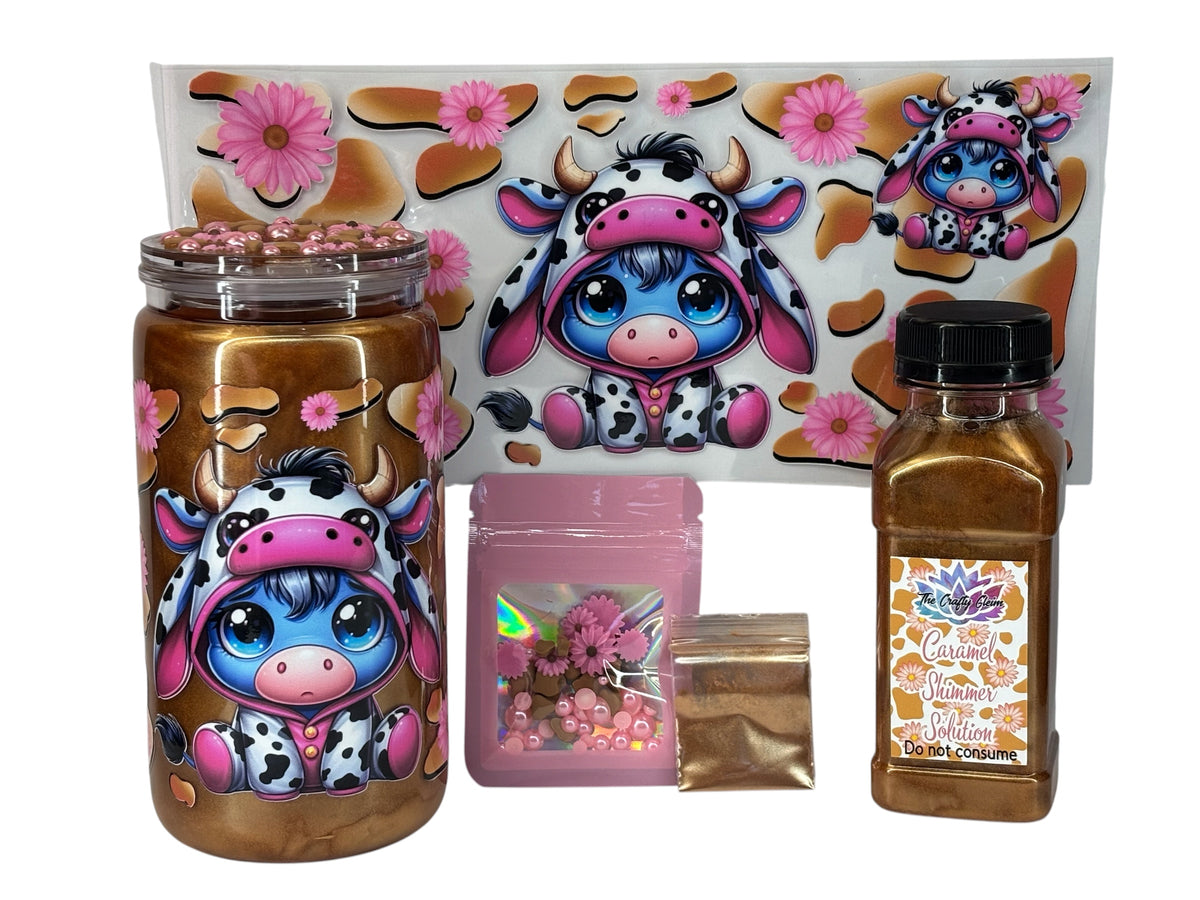 Caramel Shimmer snow globe kit
