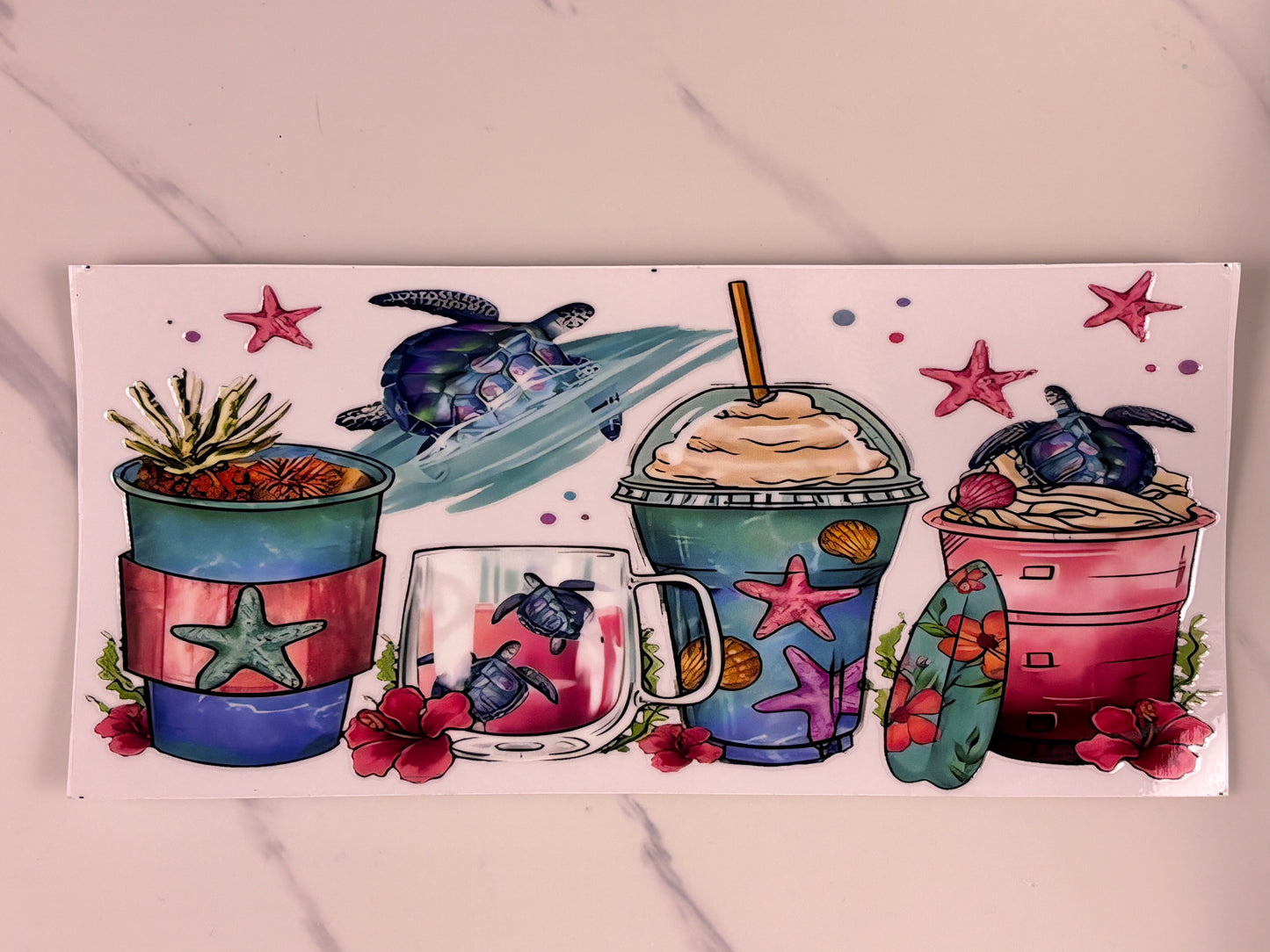 Summer turtle drinks