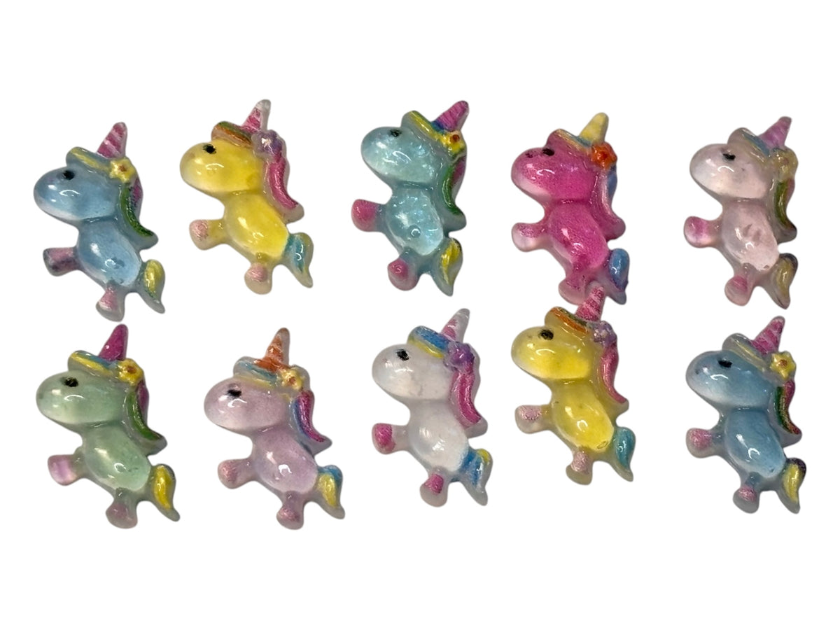 Resin unicorns