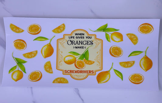 When life gives you oranges