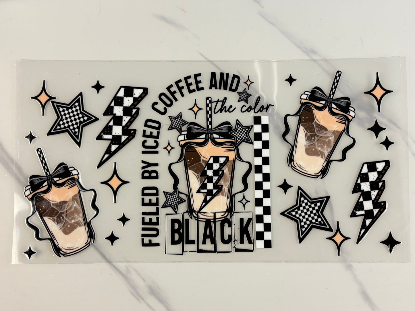 Fueled by iced coffee
