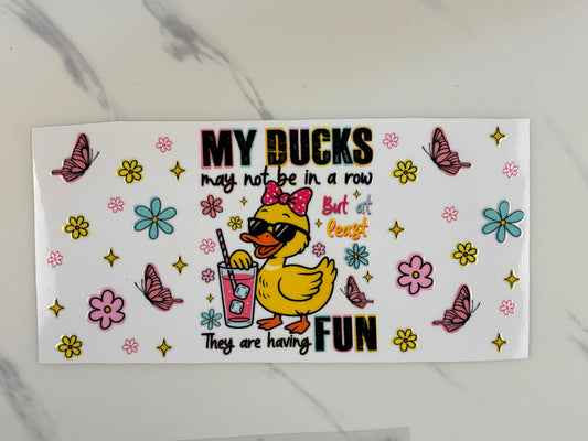 My ducks may not be in a row