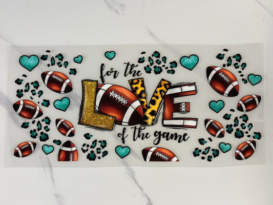 For the love of the game (football)