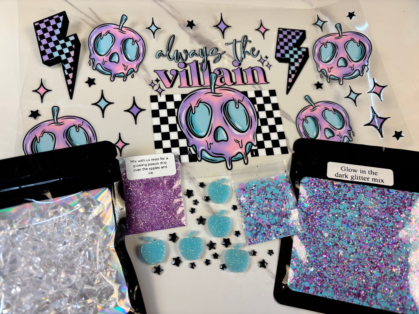 Always the villain, glowing snow globe kit