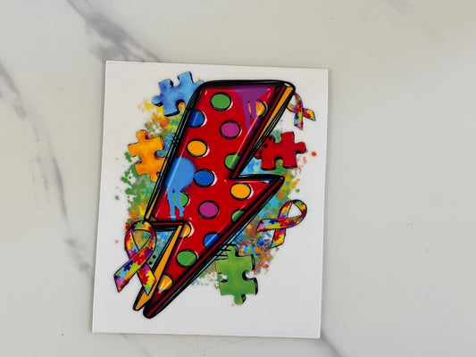 Autism collage decal