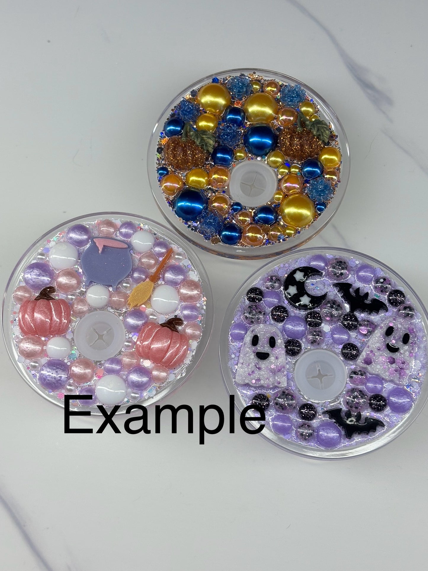 Pearl lid with charms snow globe kit