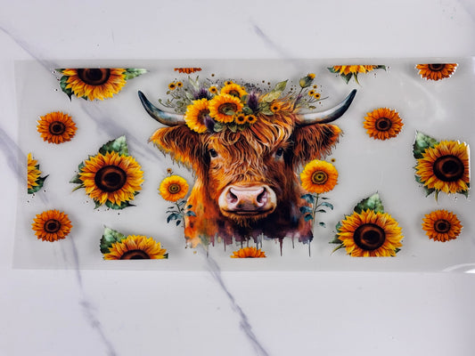 Sunflower cow