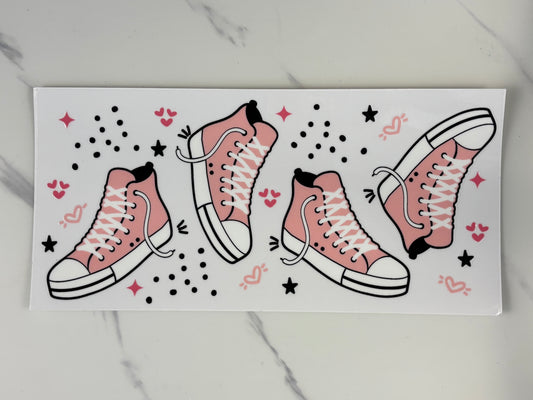 Pink converse style