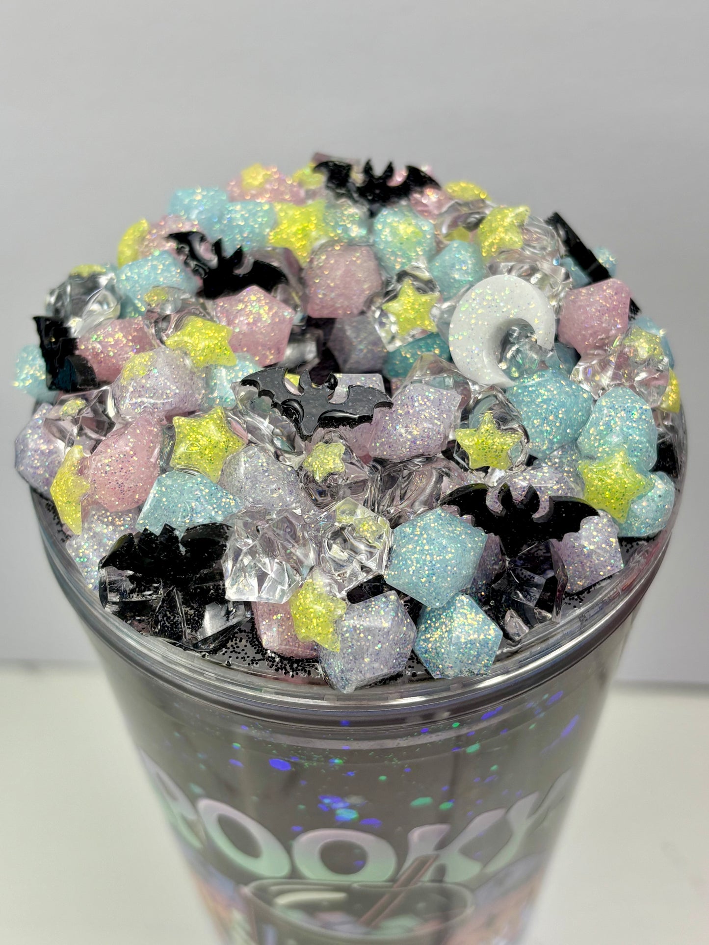 Spooky summer glowing lava drip 24oz snow globe