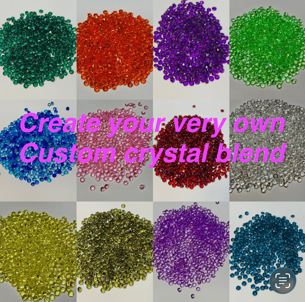 Custom crystal blend
