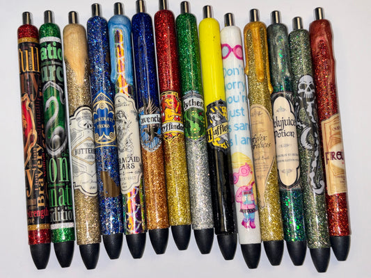Wizard glitter pens