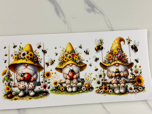 Gnomes, bees, and ladybugs